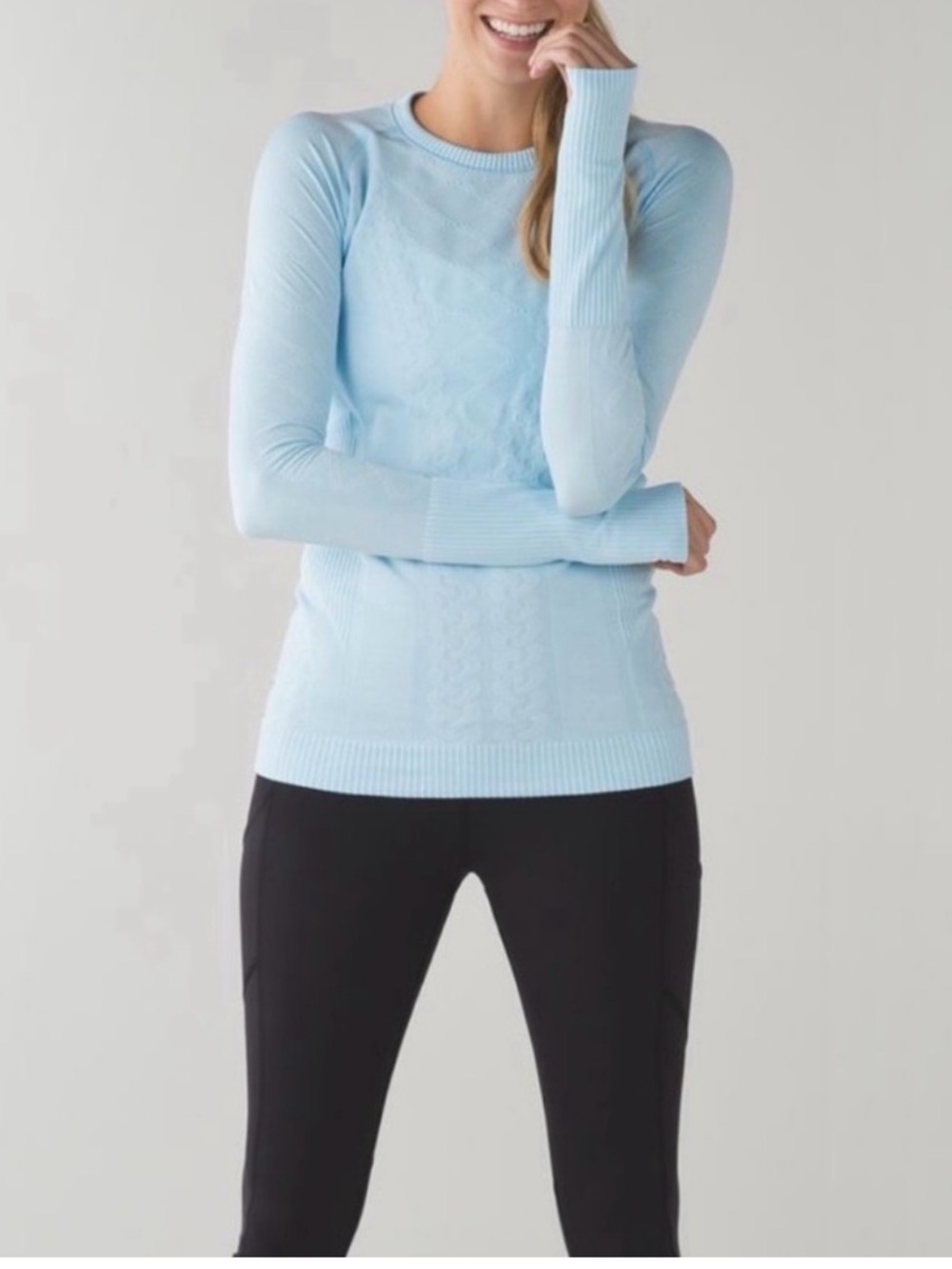 Lululemon Light Blue Women's Crewneck Sweater